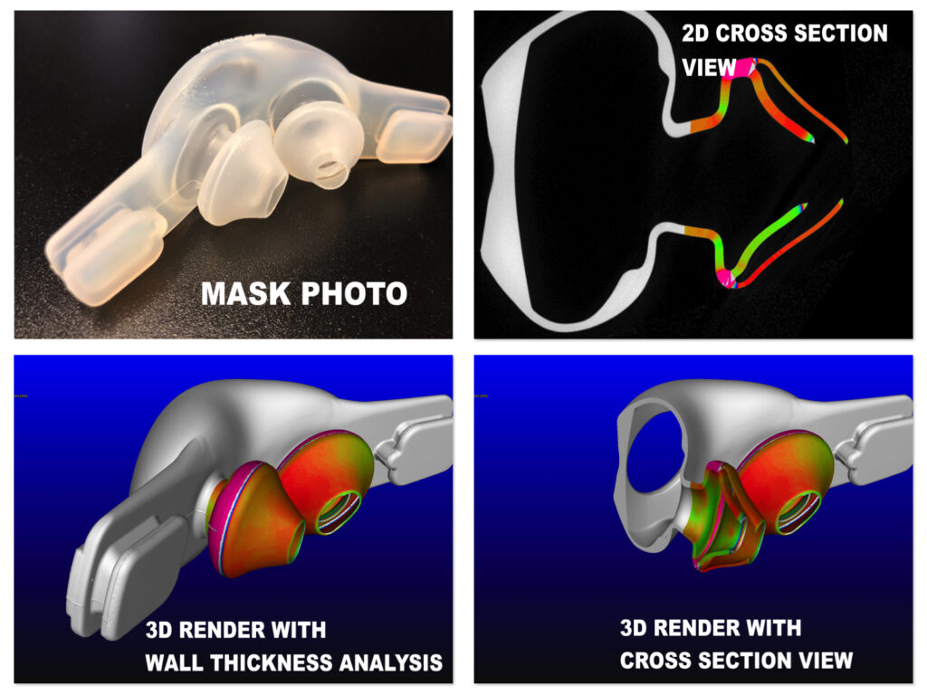 Cpap mask and scans