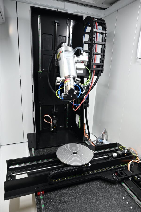 The Avonix M2 3D x ray scan machine set up