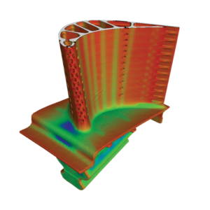 Inconel Turbine Blade 3D CT Scan